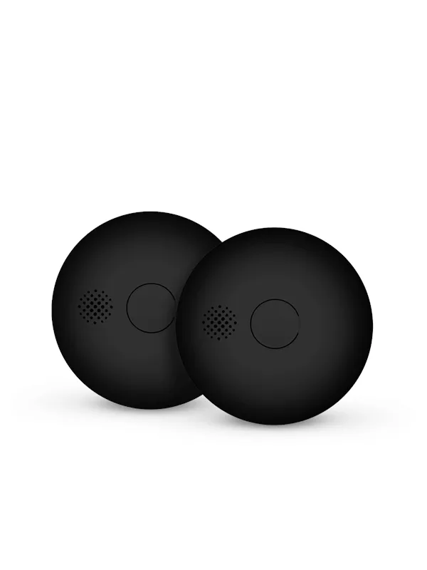 Housegard Luma Smart wireless series-connected smoke alarm incl. 10-year battery 2-pack, black
