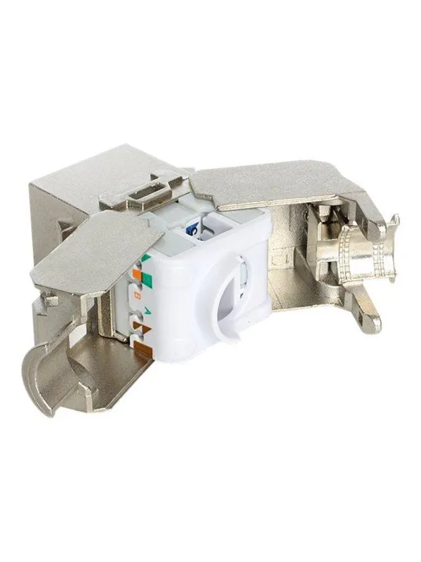 DeLOCK Keystone Module RJ45 jack > LSA Cat.6A STP