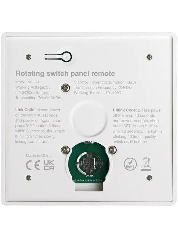 Miboxer Fjernbetjening - 2.4GHz RF - 3V - 4 Zoner