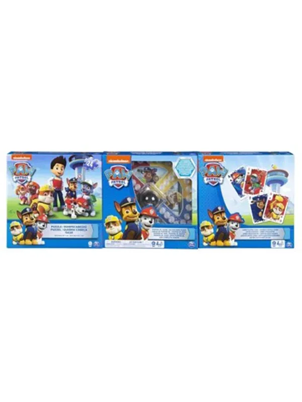 SM Games & Puzzles Paw Patrol 3 Pk Spill
