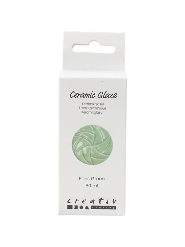 Creativ Company - Ceramic Glaze 984-1101 C Opaque Paris Green - 60ml