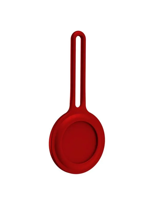 Lippa Holder with Strap for AirTag and Smart Finder - Red