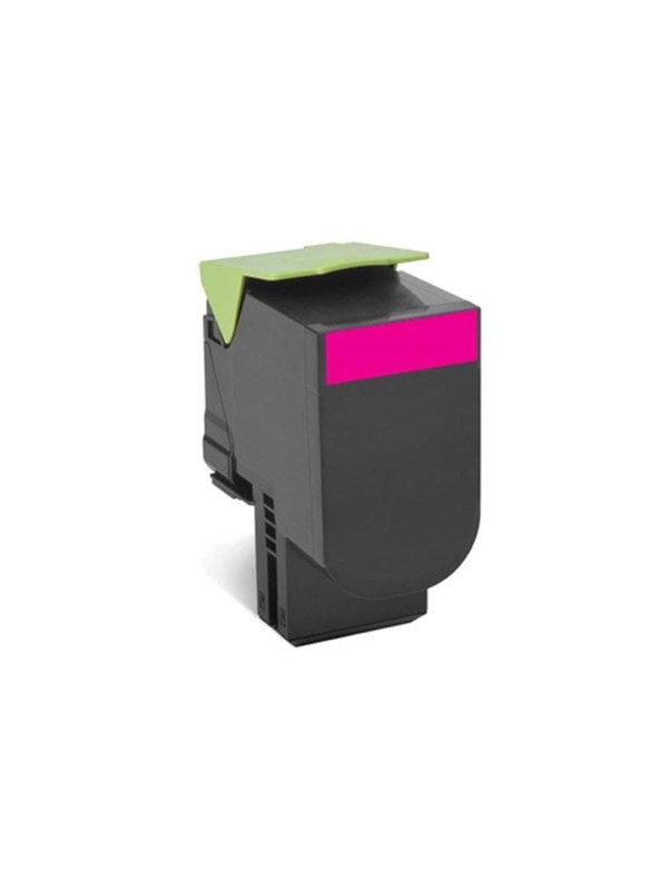 Lexmark 80C2HME - Laser toner Rød