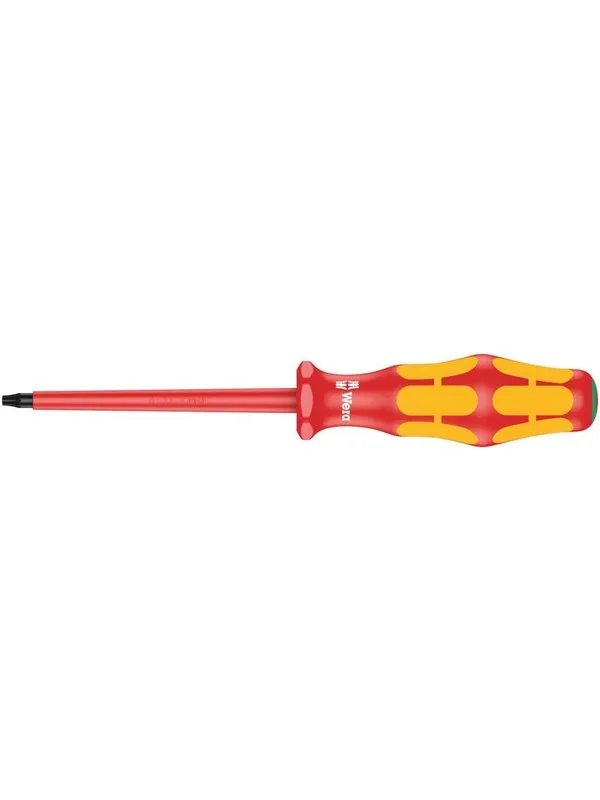 Wera 167 i vde insulated screwdriver for torx® screws tx 10 x 80