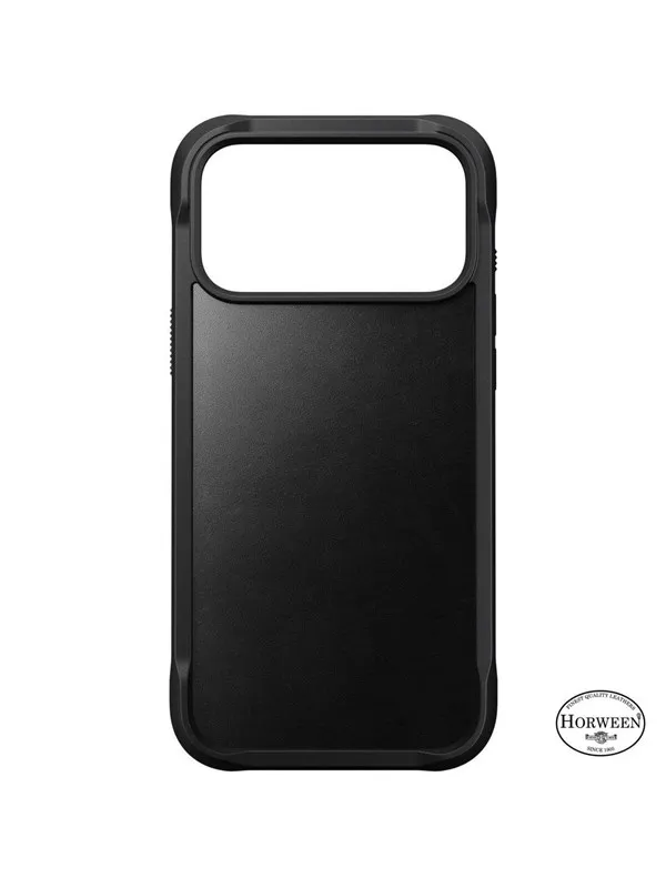 Nomad - Rugged Leather Case - iPhone 17 Pro | Black | Horween