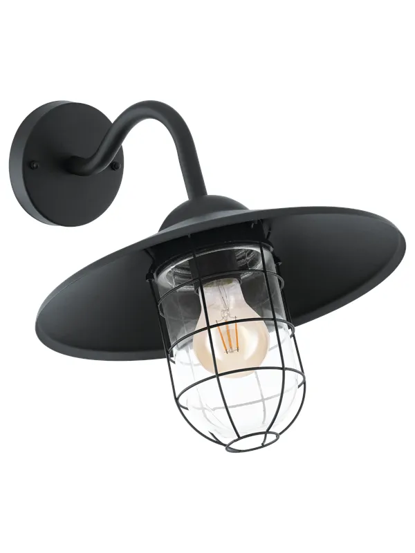 EGLO MELGOA outdoor wall lamp black