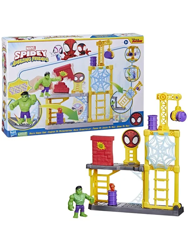 Marvel Spidey and His Amazing Friends Hulk's Smash Yard