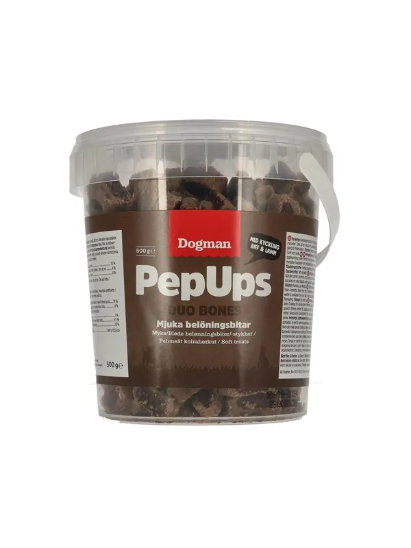 Dogman Pep Ups Duo Bones 500g
