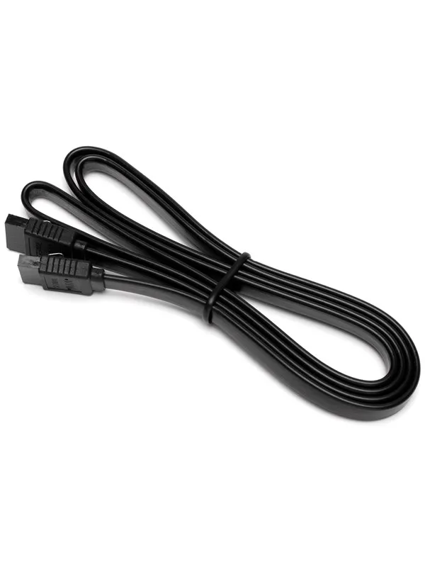 DUTZO SATA kabel - Svart - 1.03 m - rett tilkobling