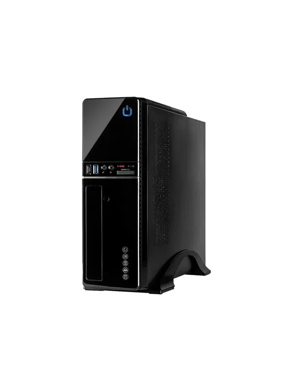 Inter-Tech IT-607 - Kabinett - Miditower - Svart