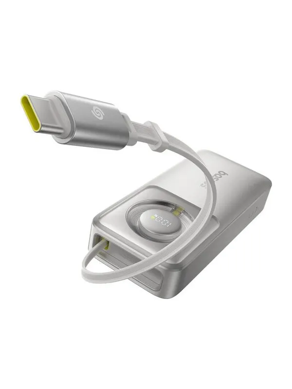 Baseus OS Free2Pull 30W Nødlader - Grey - 10000 mAh