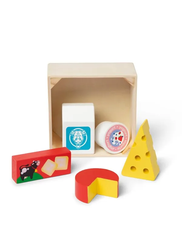 Melissa & Doug Wooden Toy Play Food - Dairy