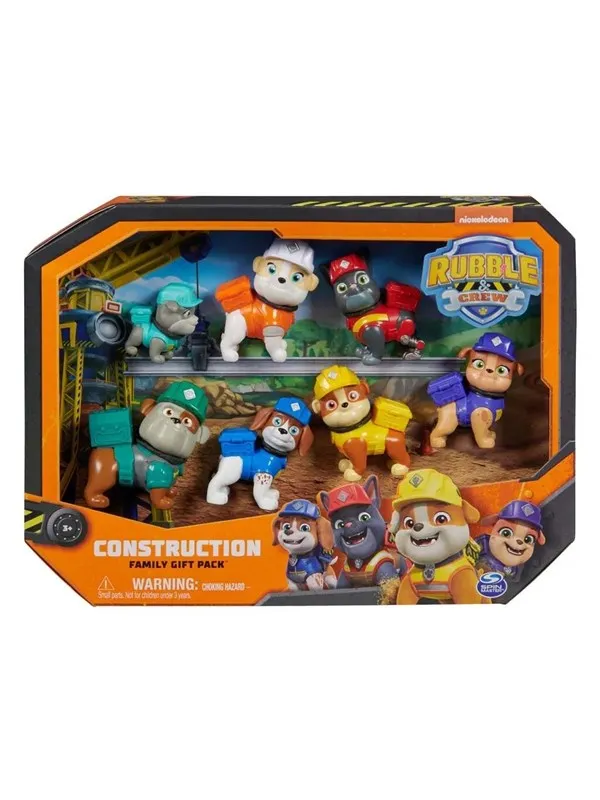 Paw Patrol Rubble & Crew Figur Gavepakke