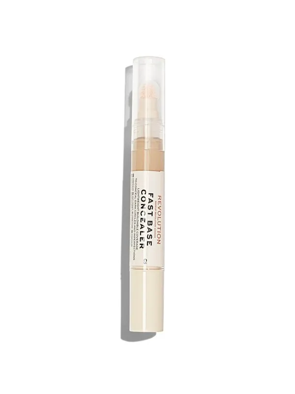 Makeup Revolution Fast Base Concelear, Under-Eye Concealer Pen, C 5, 4.5 ml