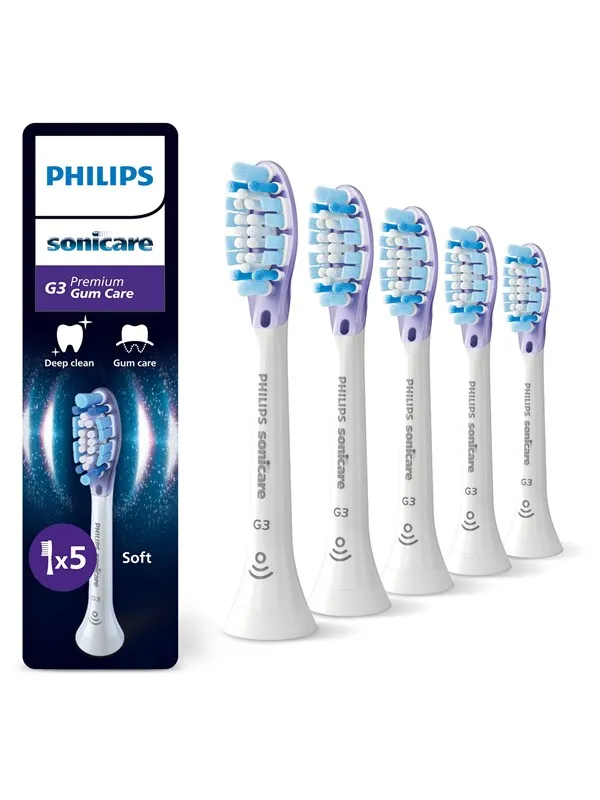 Philips Børstehoder Sonicare Premium Gum Care - White - 5 pcs