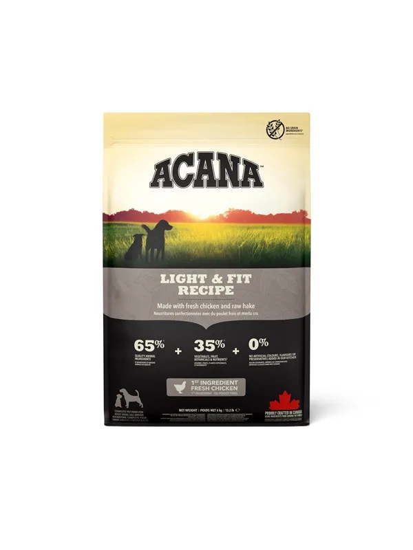 Acana Light & Fit Recipe Dry Dog Food 2kg