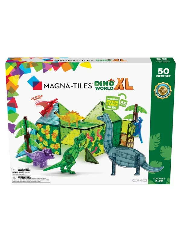 Magna-Tiles Dino World XL 50 pcs set