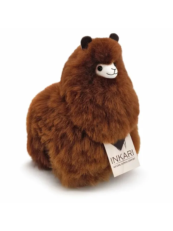 Inkari Alpacas Alpaca small - Walnut - 23CM