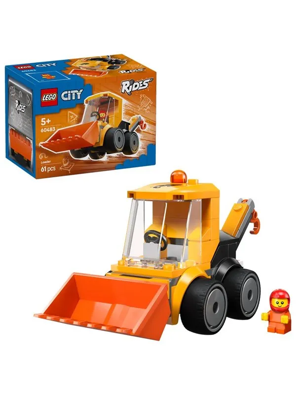LEGO City 60483 Kjøretøy - hjullaster med kran