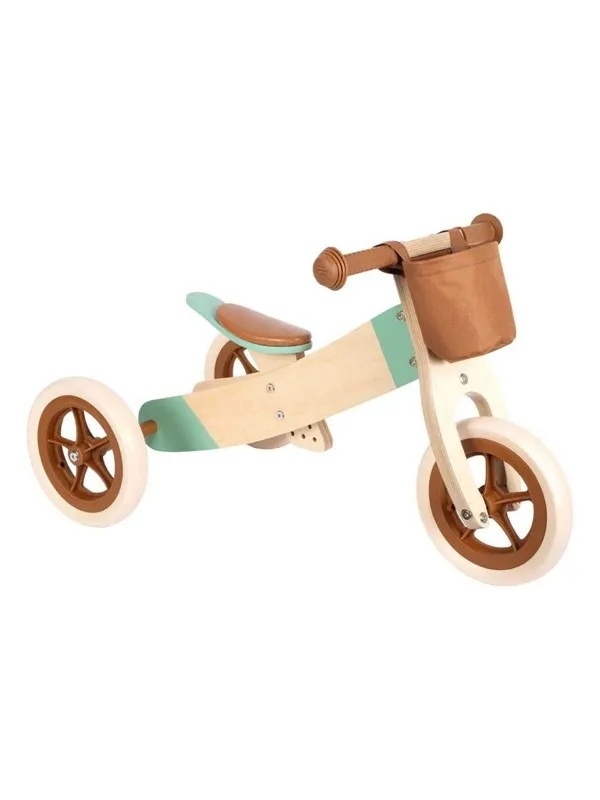 Small Foot - Wooden Tricycle Trike Caramel Brown