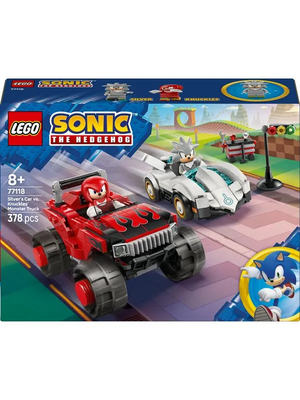 LEGO Sonic 77118 Silvers bil mot Knuckles' monstertruck
