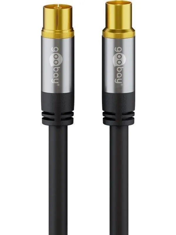 Pro Premium Antenna cable (IEC female/male) 135 dB - 1m