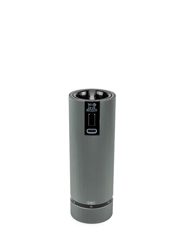 Peugeot Line Electric pepper Grinder Aluminum carbon 15cm