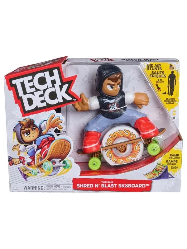 Tech Deck Ted Shred N' Blast Skateboard Flywheel