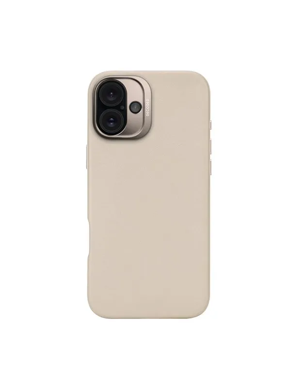 Decoded Leather Backcover for iPhone 16 Plus Clay