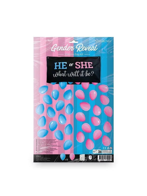 Mikamax Gender Reveal Balloon Set