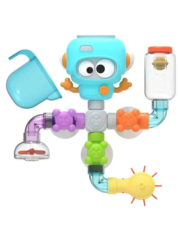 Fresh Kid Tub Fun! Flow & Fill Robot,  20 deler