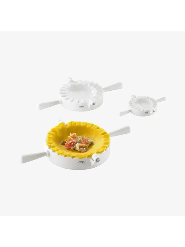 GEFU Plast ravioli former sett med 3 deler