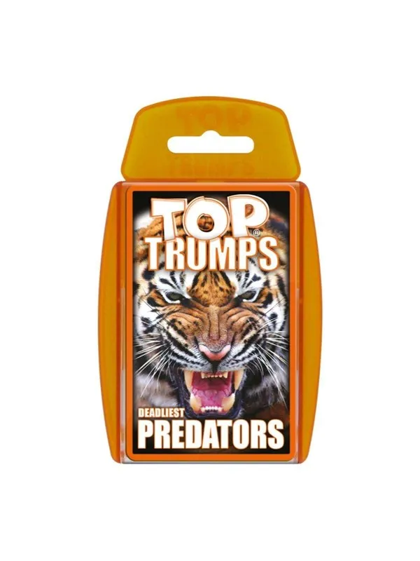 Winning Moves Deadliest Predators Top Trumps Card Game (ENGLISH)