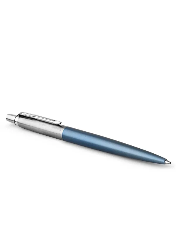 Parker Jotter Ballpoint Pen | Waterloo Blue | Medium Point Blue Ink | Gift Box