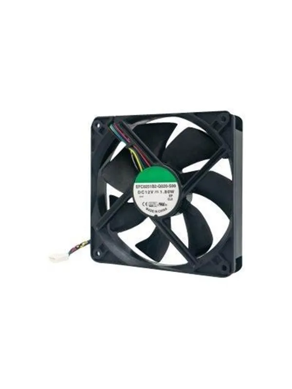 QNAP Fan 120x120x25mm 12V 4PIN 2200 RPM - Kabinettvifte - 120mm - Svart