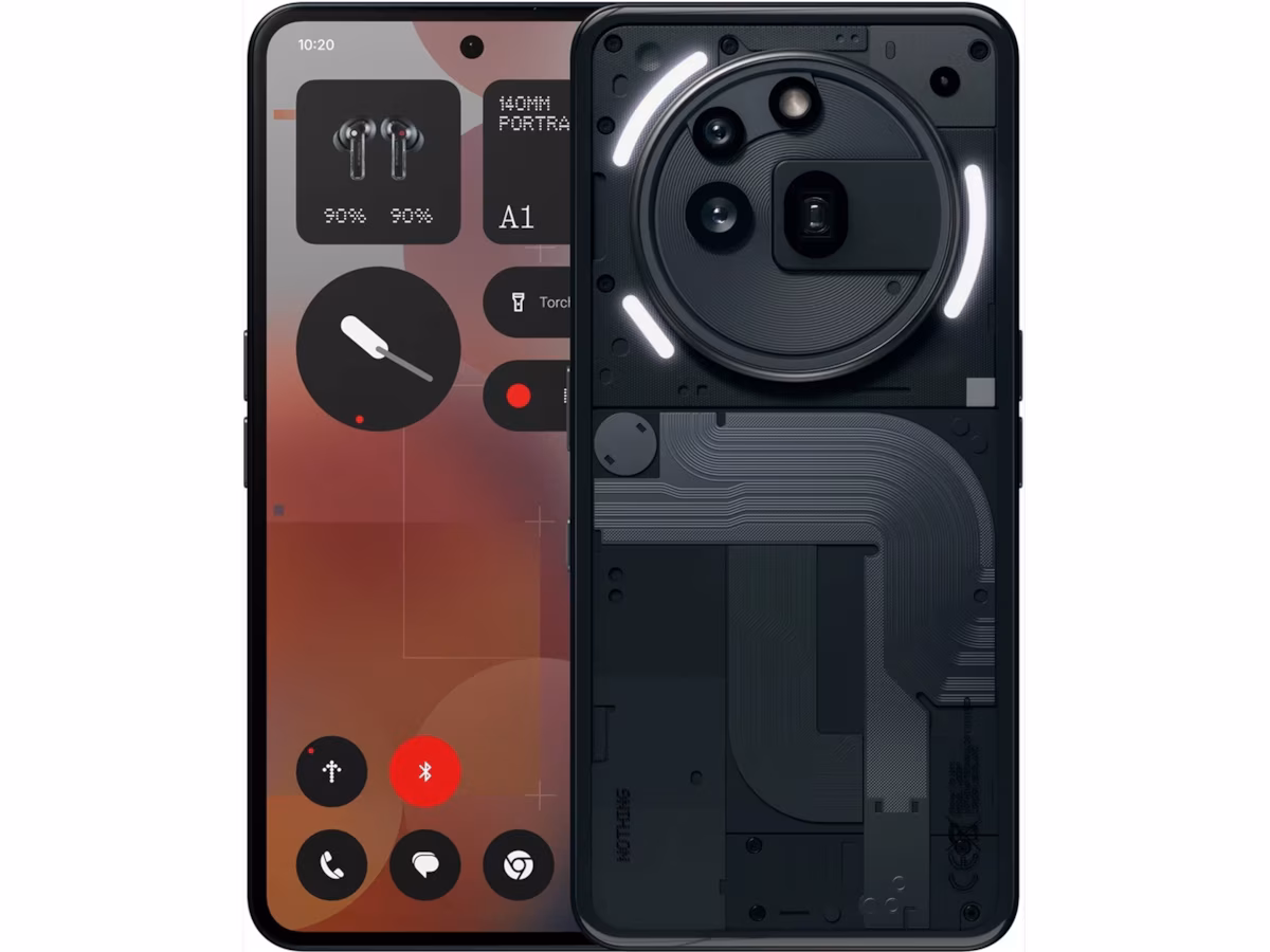 Nothing Phone (3a) Pro 256GB/12GB - Svart