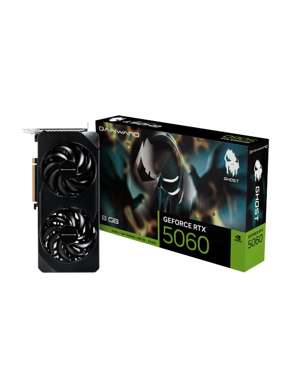 Gainward GeForce RTX 5060 Ghost - 8GB GDDR7 RAM - Grafikkort