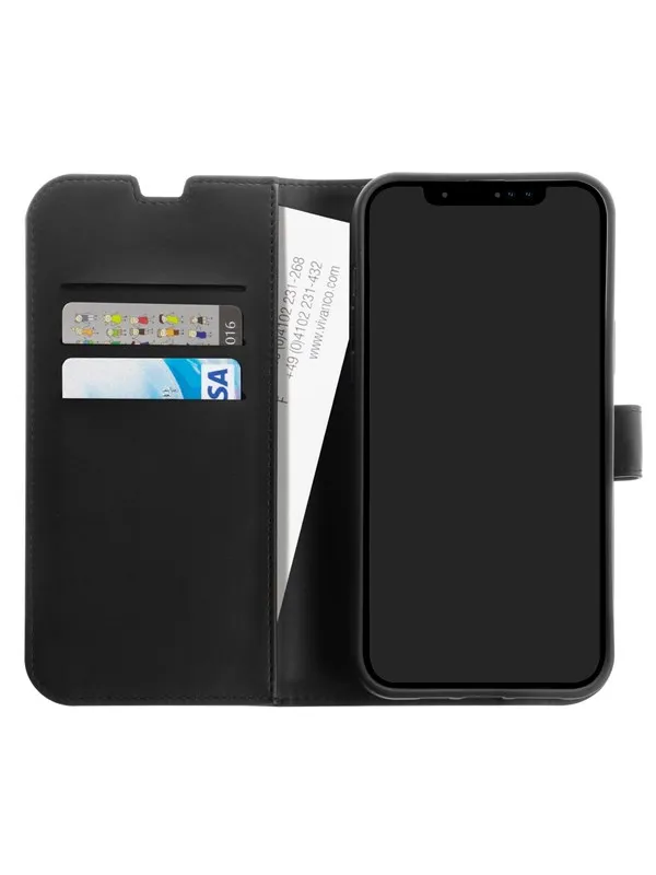 Vivanco Classic Wallet iPhone 15 Pro Black