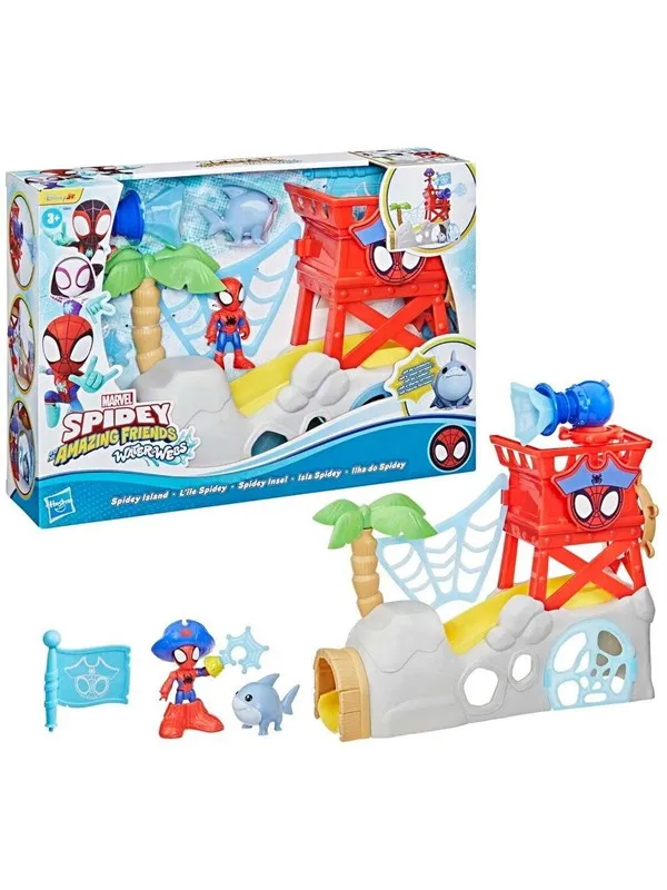 Spidey and His Amazing Friends Water-Webs Pirate Island Playset