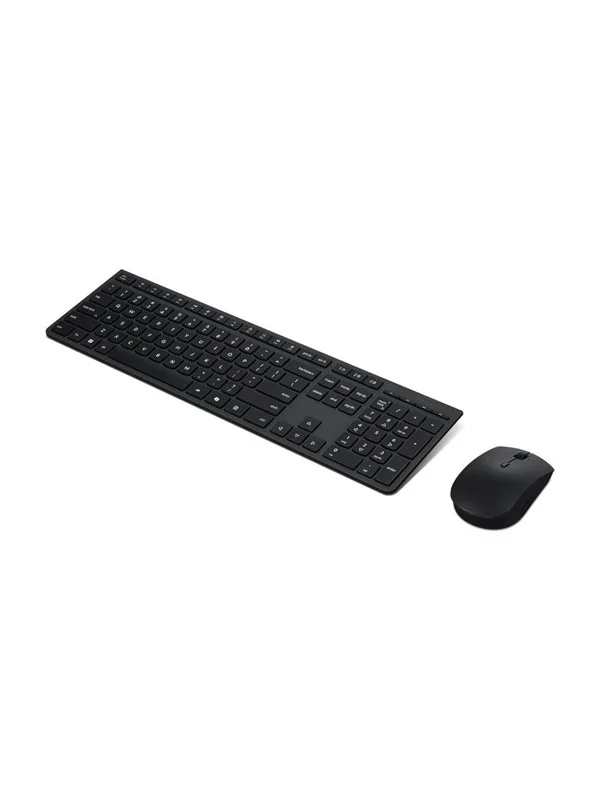 Lenovo Professional - keyboard and mouse set full size - QWERTY - Swedish/Finnish - grey Input Device - Tastatur & Mussett - Svensk/finsk - Grå