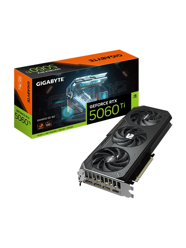 GIGABYTE GeForce RTX 5060 Ti GAMING OC - 8GB GDDR7 RAM - Grafikkort