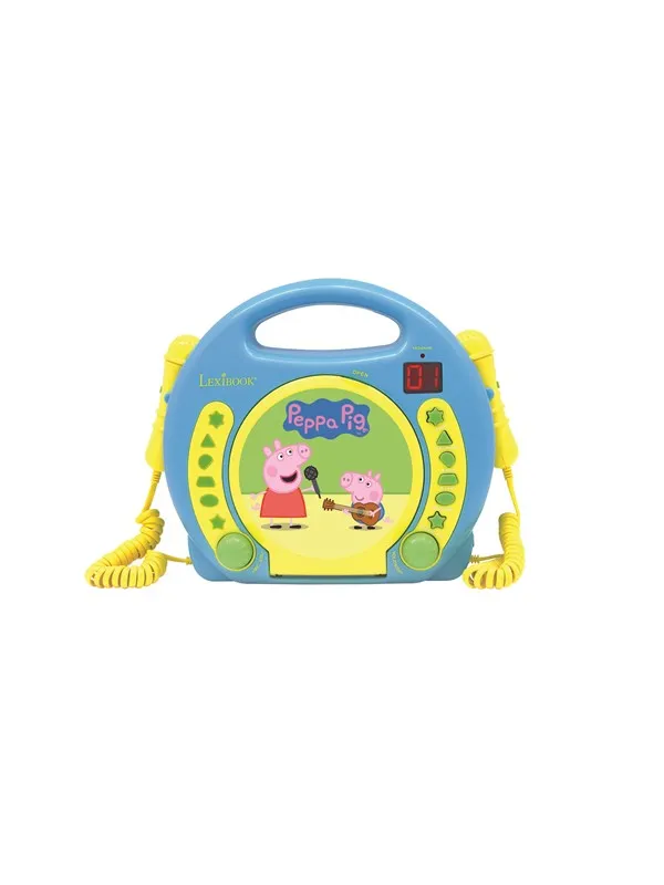 Peppa Pig Karaoke CD playerwith microphones