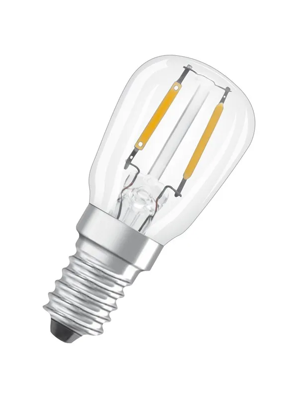 Osram LED-lyspære T26 2.2W/827 (12W) filament clear E14