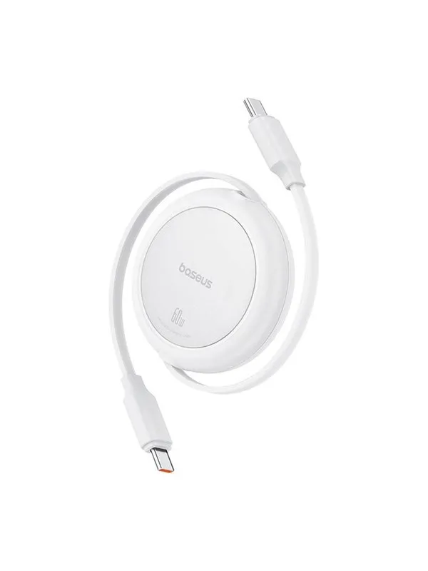 Baseus Free2Pull Mini USB-C to USB-C 60W 1 (white)