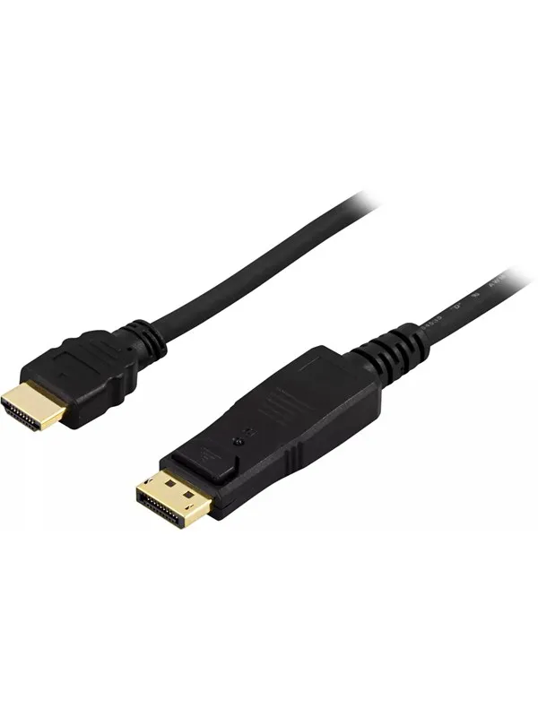 Pro DisplayPort 1.2 - HDMI 1.4 - 5m - Svart