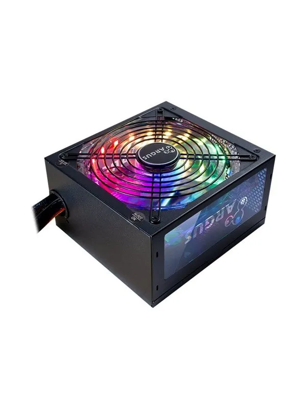 Inter-Tech Argus RGB-500W II Strømforsyning (PSU) - 500 Watt - 140 mm - ATX 2.3 - 80 Plus Bronze sertifisert