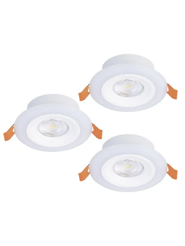 EGLO CALONGE INNEBYGD. SETT Ø98 3X520LM+RGB EDGE FJ. BETJ. HVIT