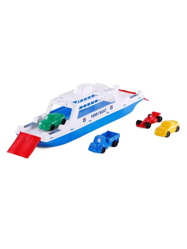 Cavallino Toys Cavallino Ferry with 4 Cars 45.5cm