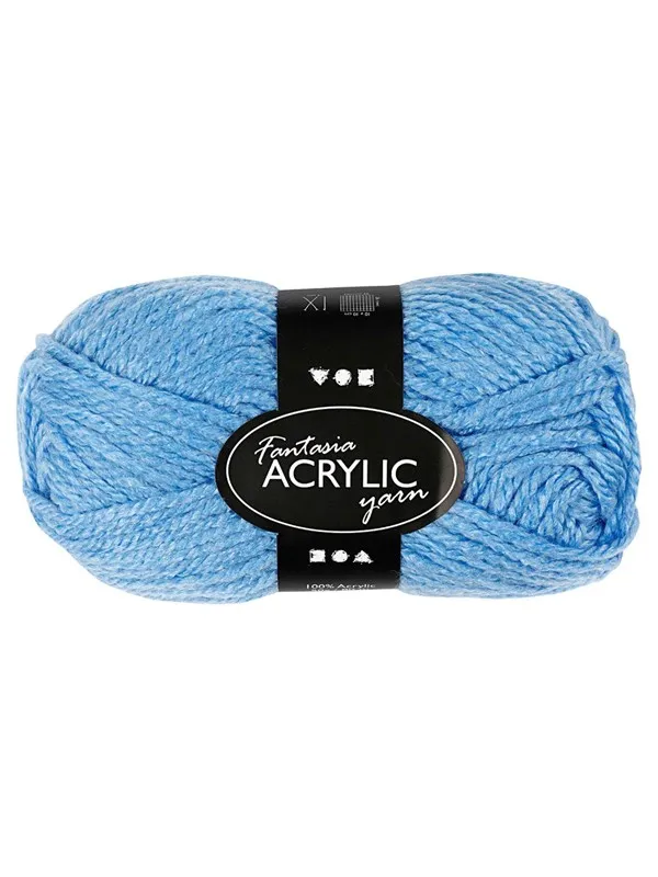Creativ Company Acrylic yarn Blue 50gr 80m