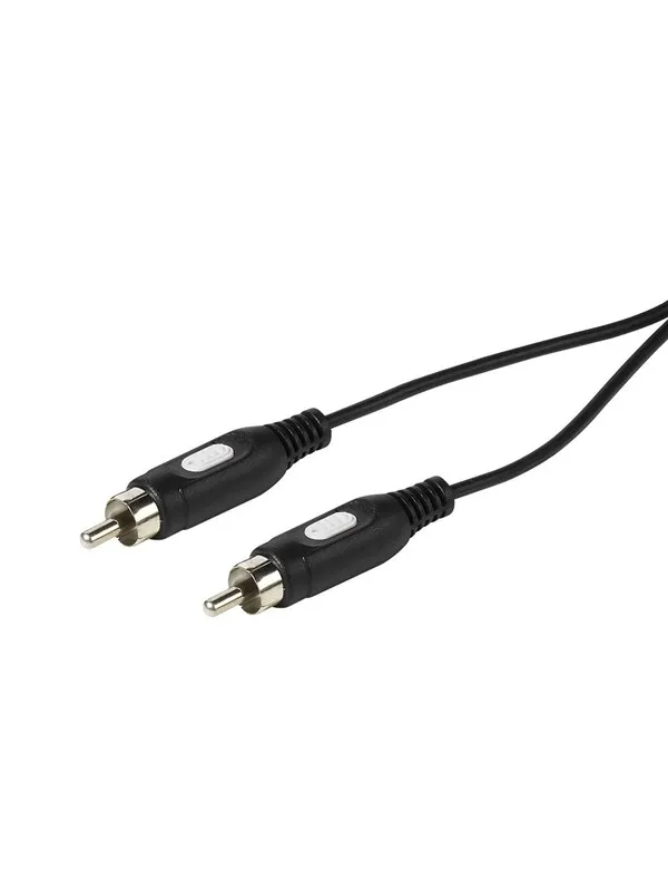 Vivanco Audio Cable 1xRCA Male 2.5m Black
